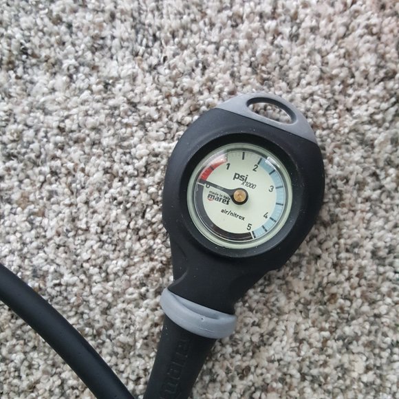 NEW Mares Mission Compact Pressure Gauge Imperial (PSI) - Picture 2 of 4